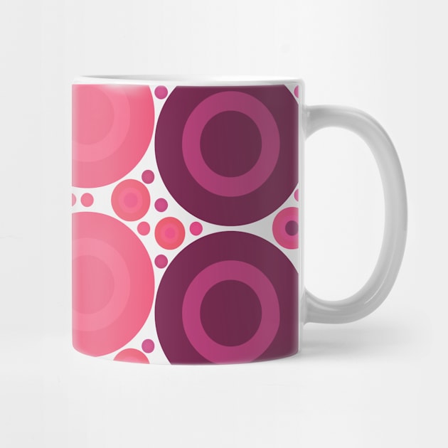 Retro Style Polka Dots Multicolored Pattern by love-fi